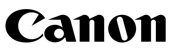 早期佳能字标(1956 年启用)· 维基共享资源(公有领域);商标权归 Canon Inc.。