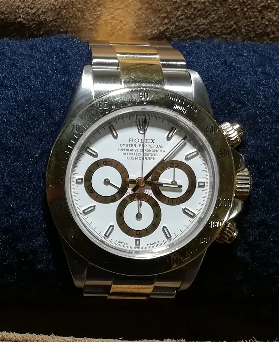 第二代间金 Daytona Ref. 16523(1990 年代后期)· Zenith 机芯时代