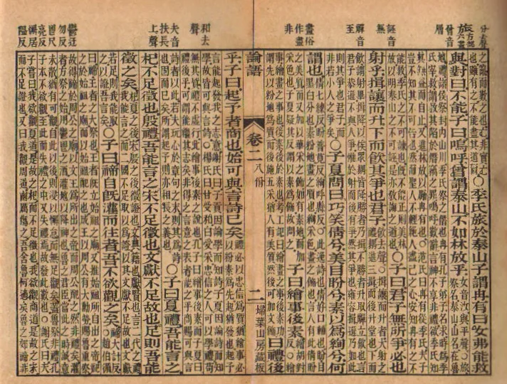 江户时代刊行的《论语》刻本;儒家经典经由刊刻流传的标准形态。 · Confucius and his disciples, · Public domain · 网页等比例缩放展示
