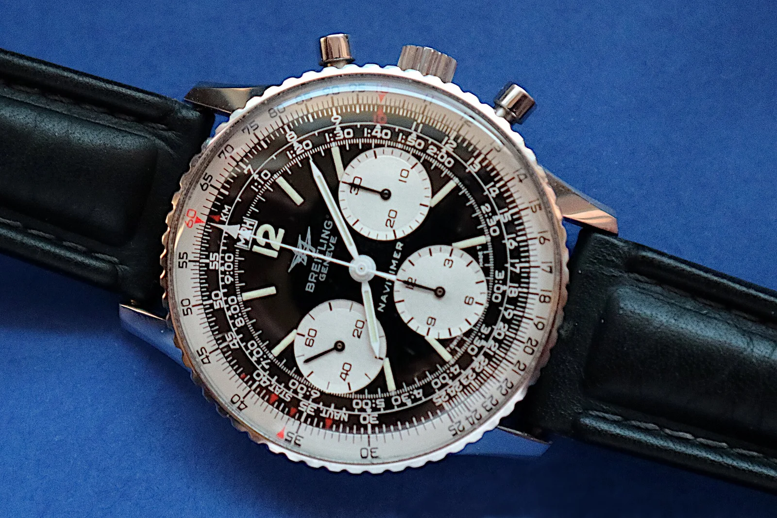 Navitimer 806 型后期版本——原始工具形态的保存