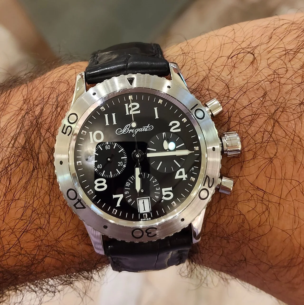 Breguet Type XX 民用版（ref. 3820，2016 年）· 注意：现代民用复刻，非 1950 年代军品