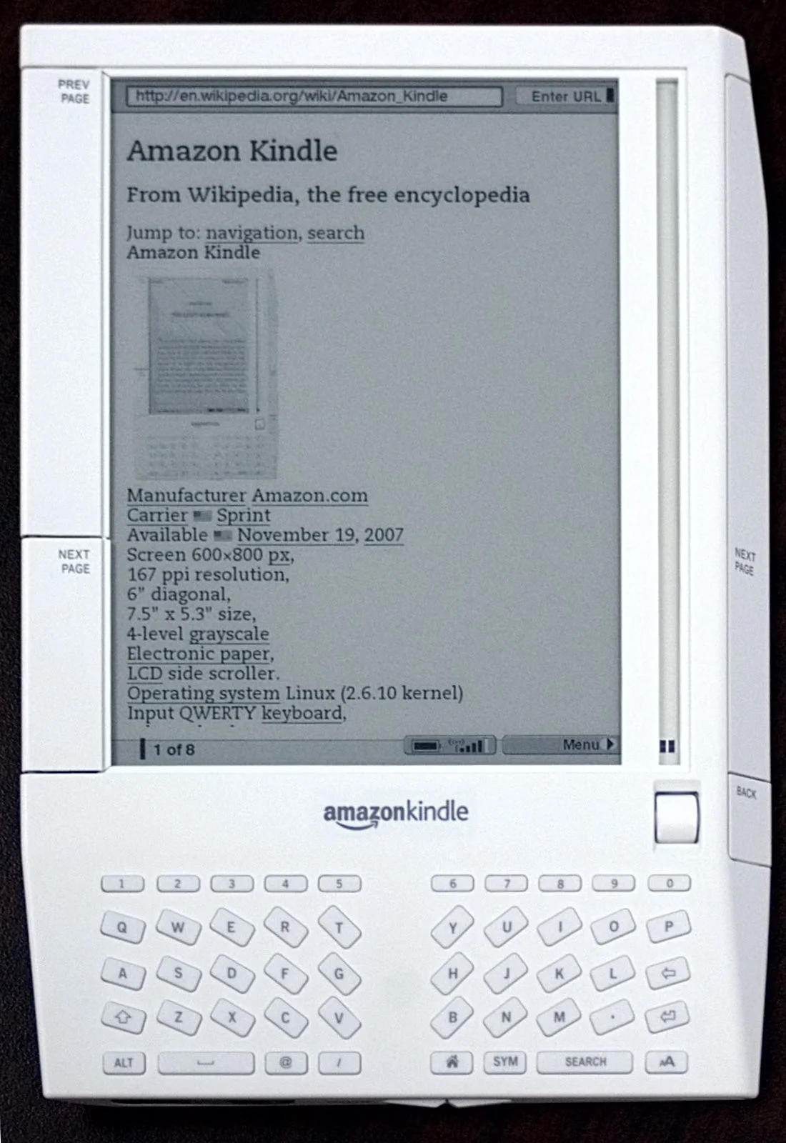 Amazon · Kindle 第一代