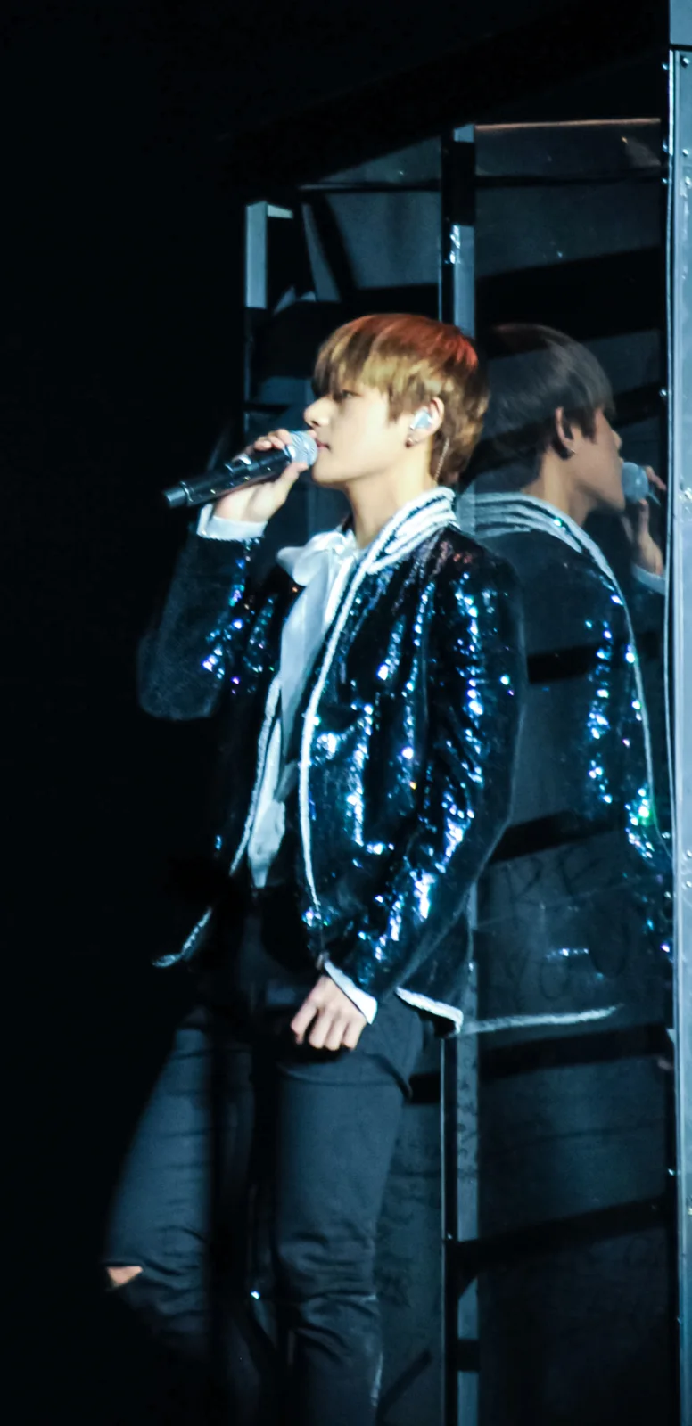 V 于 2017 年 Wings Tour 纽瓦克场演出《Stigma》· Divine Treasure · CC BY 4.0（文件为 PNG）