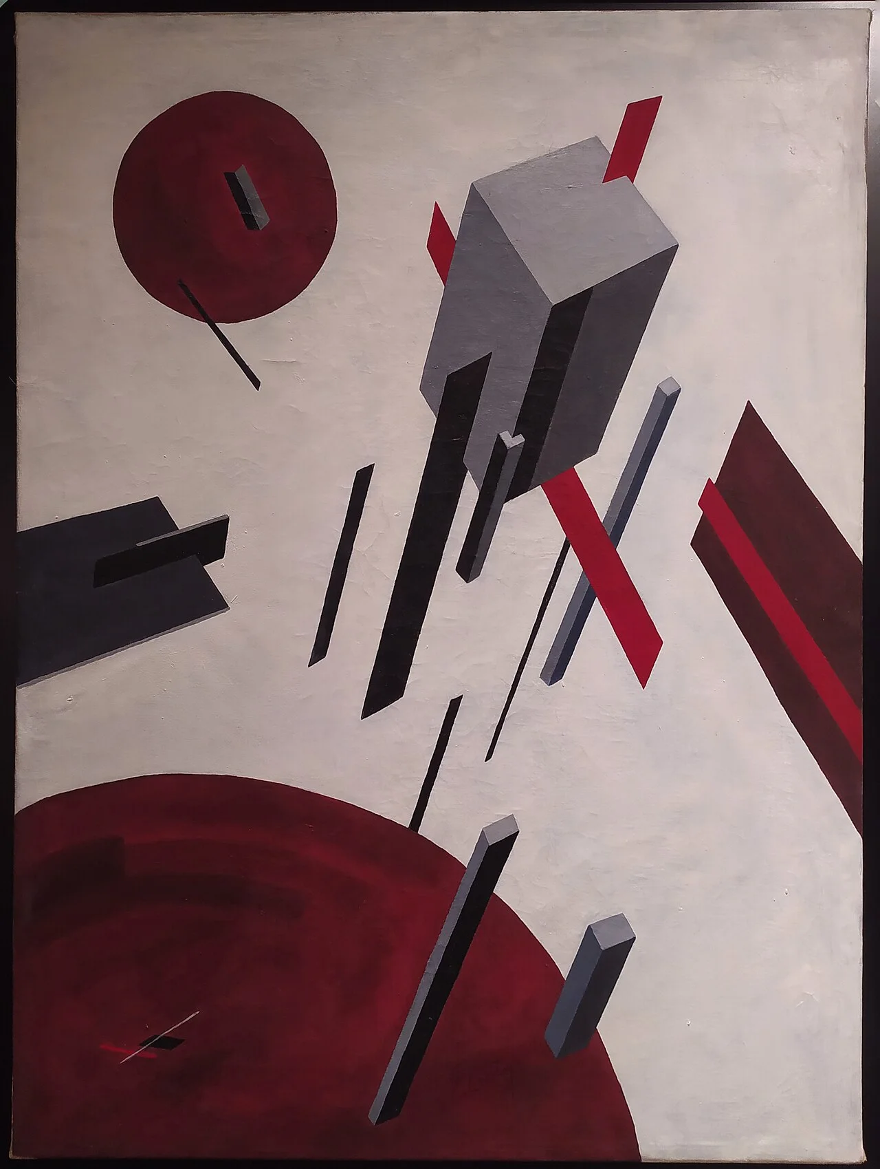 El Lissitzky，公有领域——《Proun 5A》，约 1919–1920