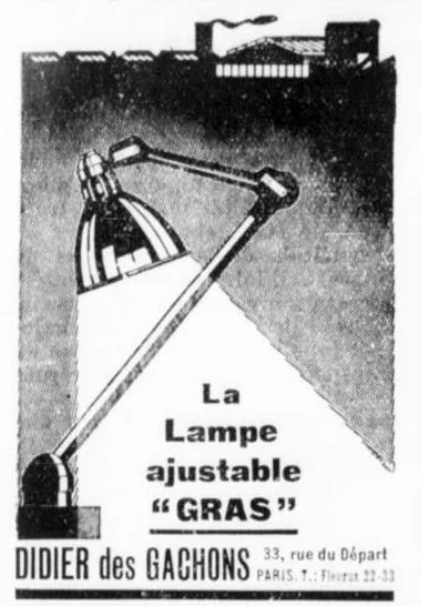 Lampe Gras · 1921